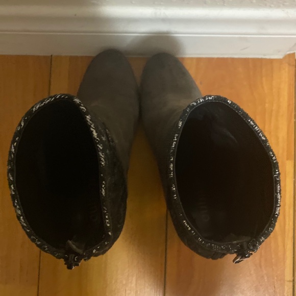 Cubanas Ciara glitter heeled boots Anthropologie - Picture 7 of 7